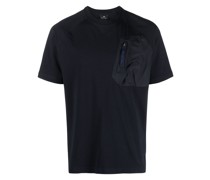 T-Shirt mit Kontrasteinsatz