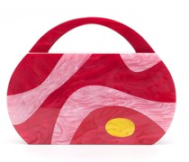 Gestreifte Bacon Handtasche