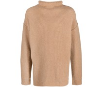 Gerippter Rollkragenpullover