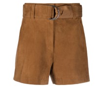 Shorts aus Wildleder