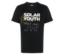 T-Shirt mit "Solar Youth"-Print