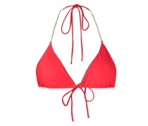 Triangel-Bikini mit Kettendetail