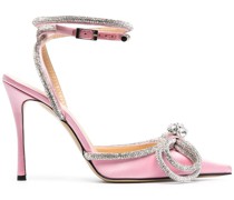Spitze Pumps mit Verzierung