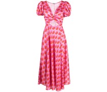 Midikleid mit Cut-Outs