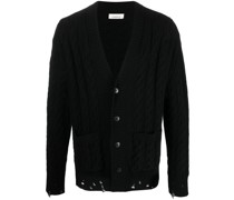 Cardigan im Distressed-Look