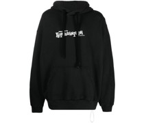 Hoodie mit Logo-Print