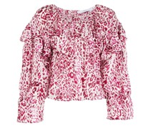 Bluse mit Animal-Print