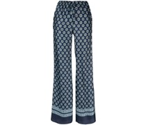 Palazzohose mit geometrischem Print