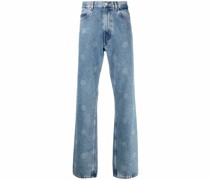 Jeans mit Logo-Print
