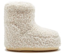 Icon Low Stiefel aus Faux Shearling
