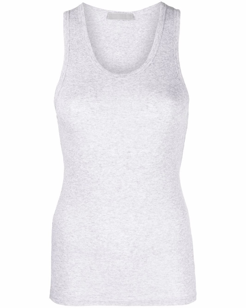 WARDROBE.NYC Damen Top mit rundem Ausschnitt