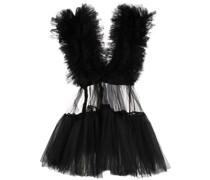 Minikleid aus Tüll im Layering-Look
