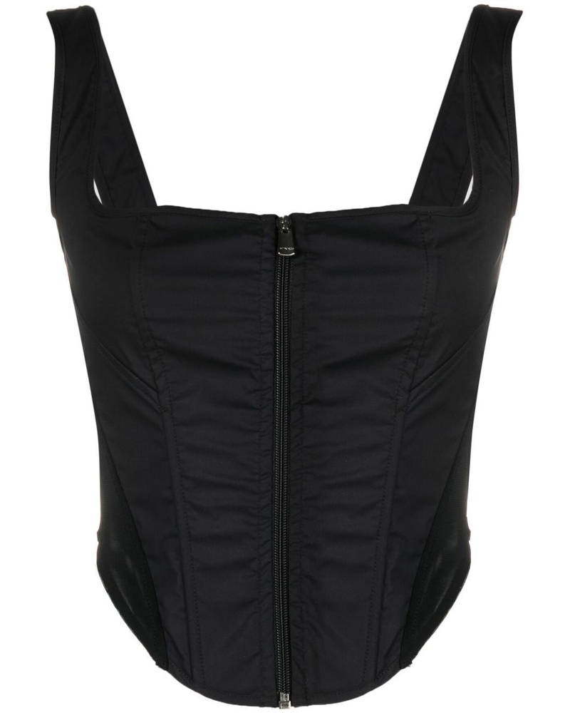 Pinko Damen Bustier-Top mit Reißverschluss