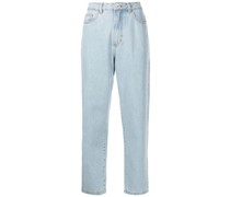 Halbhohe Straight-Leg-Jeans