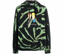 Hoodie mit Batikmuster