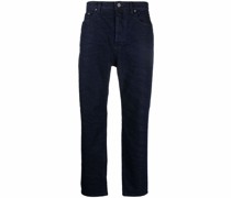 Schmale Jeans mit Zickzack-Detail