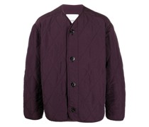 Gesteppte Jacke ohne Kragen