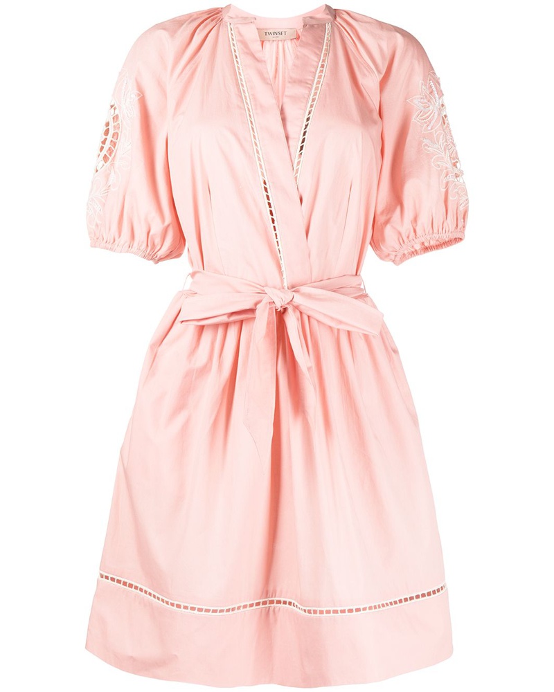 Twin-Set Damen Besticktes Kleid