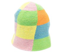 Gehäkelte Beanie mit Karo