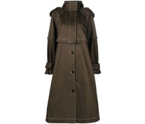 Trenchcoat mit Kapuze