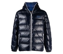 Gefütterte Jacke mit Logo-Patch