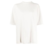 T-Shirt mit Logo-Stickerei