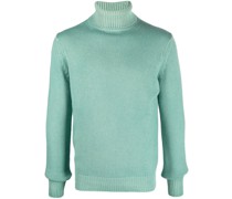 Gestrickter Rollkragenpullover