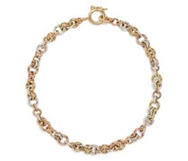 18kt Helio Goldkettenarmband