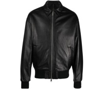 Bomberjacke aus Leder
