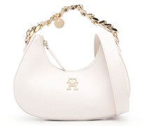Handtasche mit Logo-Schild