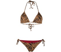 Bikini mit Tiger-Print