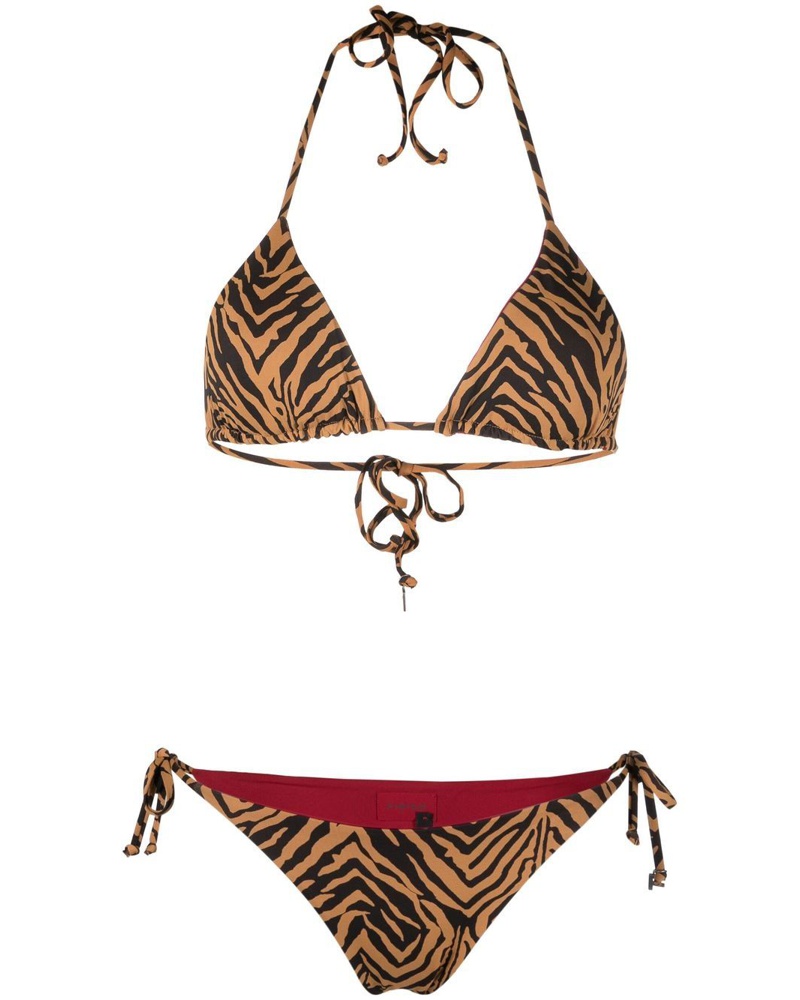 FISICO-Cristina Ferrari Damen Bikini mit Tiger-Print