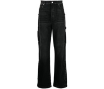 Halbhohe Straight-Leg-Hose