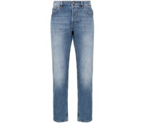 Halbhohe Brighton Tapered-Jeans