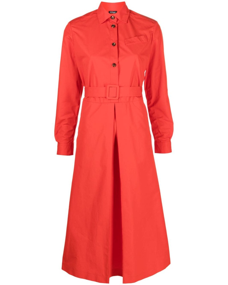 Kiton Damen Midi-Hemdkleid