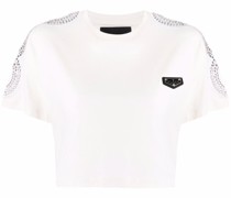 Cropped-T-Shirt mit Logo