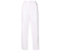High-Waist-Hose mit geradem Bein