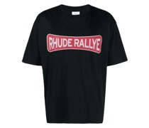 Rallye T-Shirt mit Logo-Print