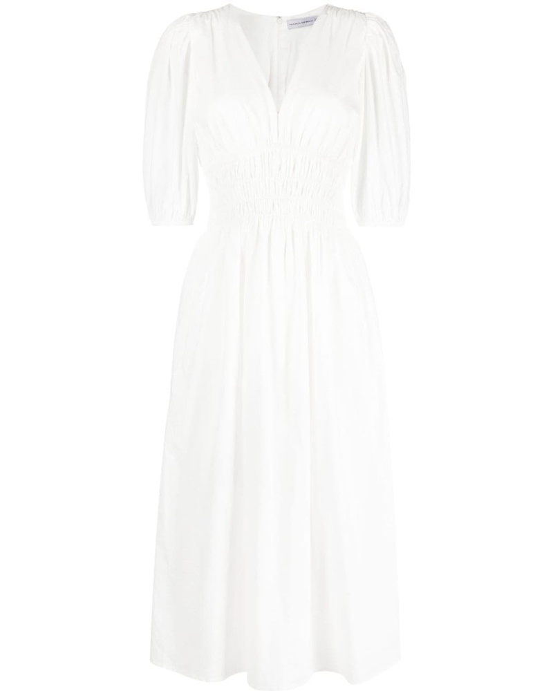 Faithfull The Brand Damen Kleid mit Puffärmeln