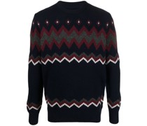 Pullover mit Zickzackmuster