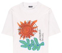 T-Shirt mit Soleil-Print