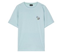 T-Shirt aus Bio-Baumwolle mit Zebra-Print