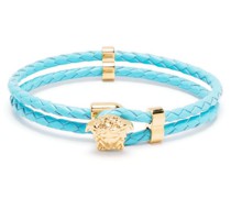 Lederarmband mit Medusa-Anhänger