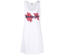 Trägerkleid mit Logo-Print