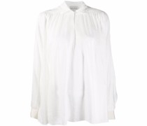 Bluse mit gerafften Details