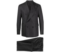 peal-lapels double-breasted suit