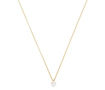 18kt Gelbgoldhalskette mit Diamanten