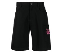 Shorts mit Logo-Stickerei