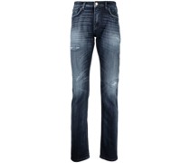 Halbhohe Slim-Fit-Jeans