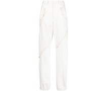 Tief sitzende Straight-Leg-Hose